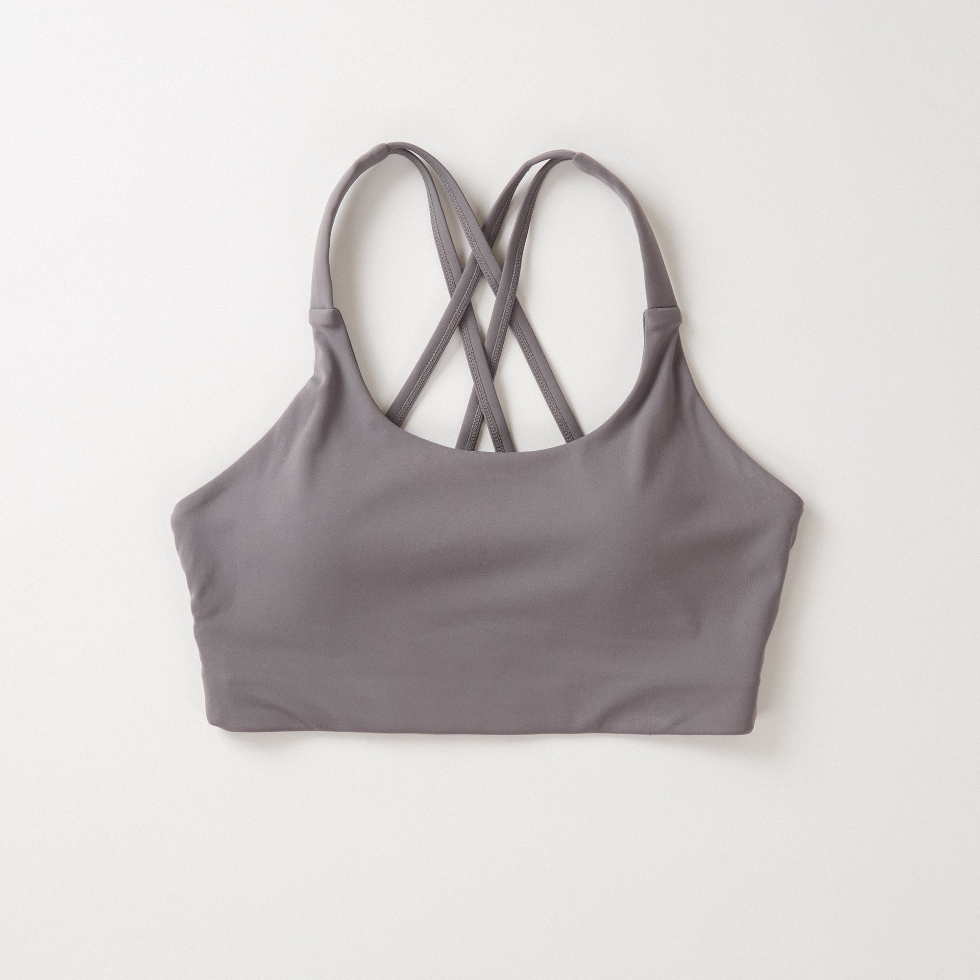 Poise Crossback Sports Bra — Grey – Movewell